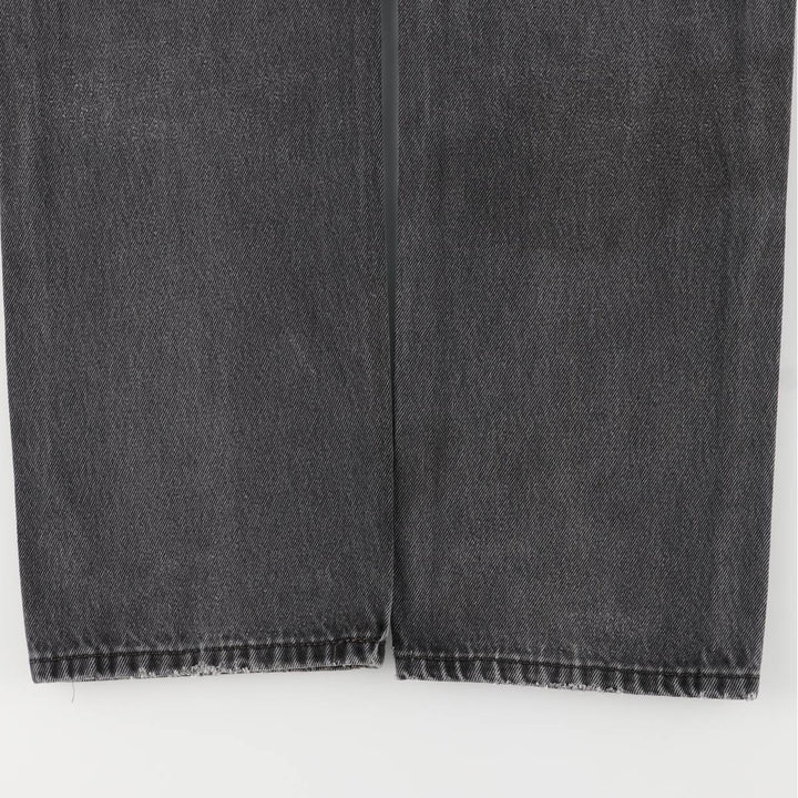 Levi's 505 Black Denim Tapered Denim Pants for Men, W32 equivalent cotton black type Vintage Second Hand