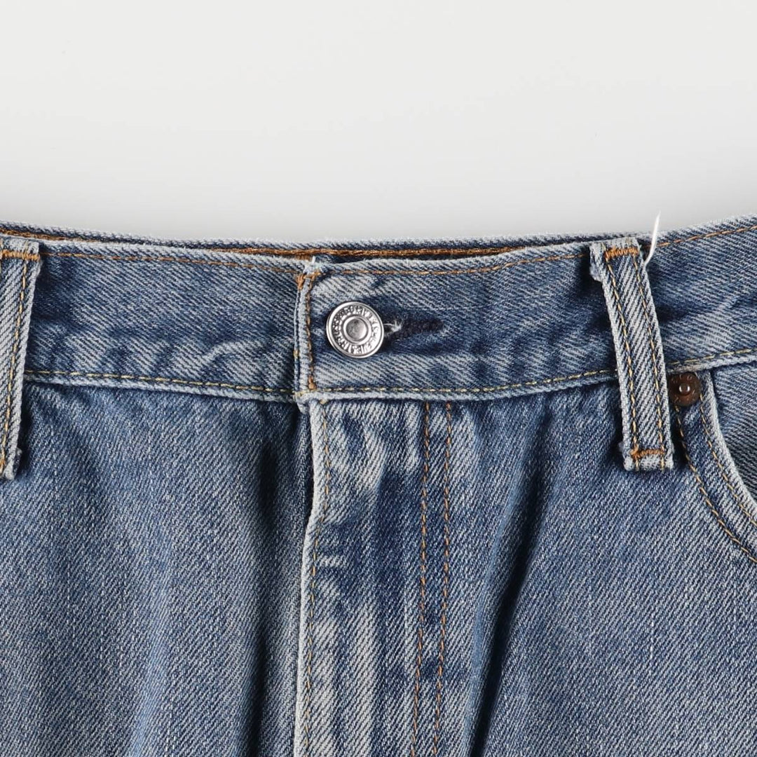 Levi's 505 Straight Fit Tapered Denim Pants, Men's, Size 35 unclear blue type Vintage Second Hand