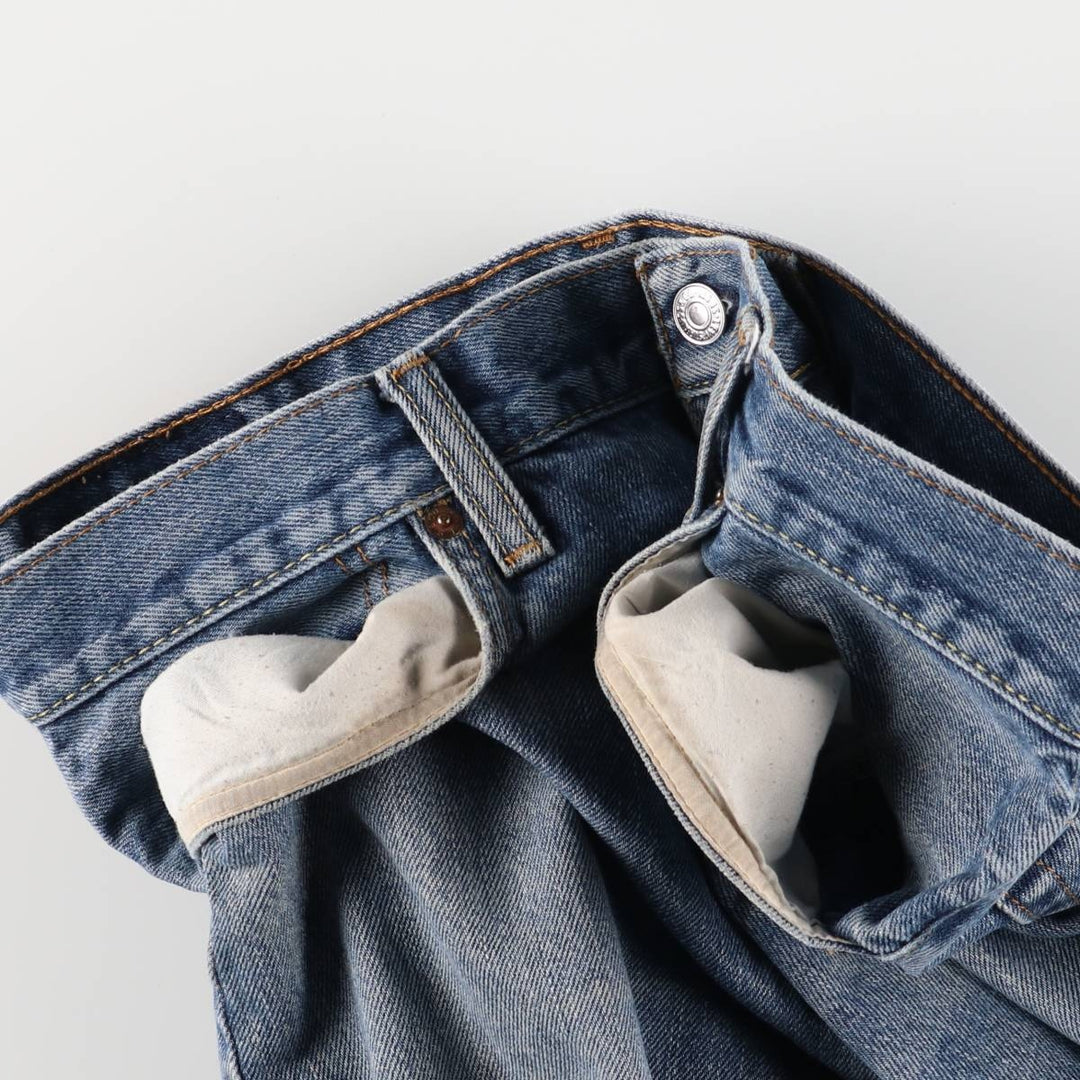 Levi's 505 Straight Fit Tapered Denim Pants, Men's, Size 35 unclear blue type Vintage Second Hand