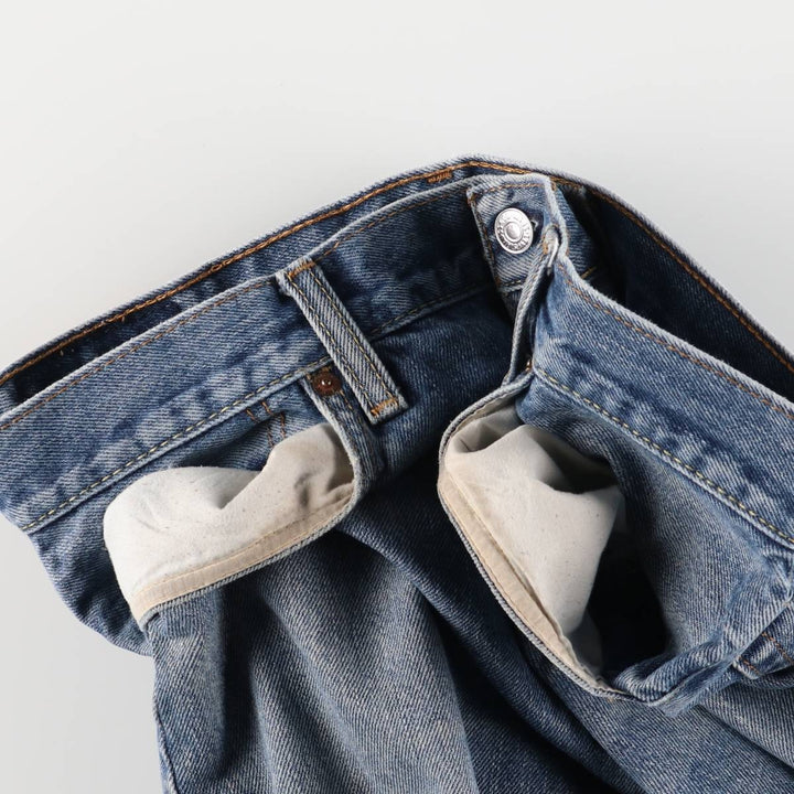 Levi's 505 Straight Fit Tapered Denim Pants, Men's, Size 35 unclear blue type Vintage Second Hand
