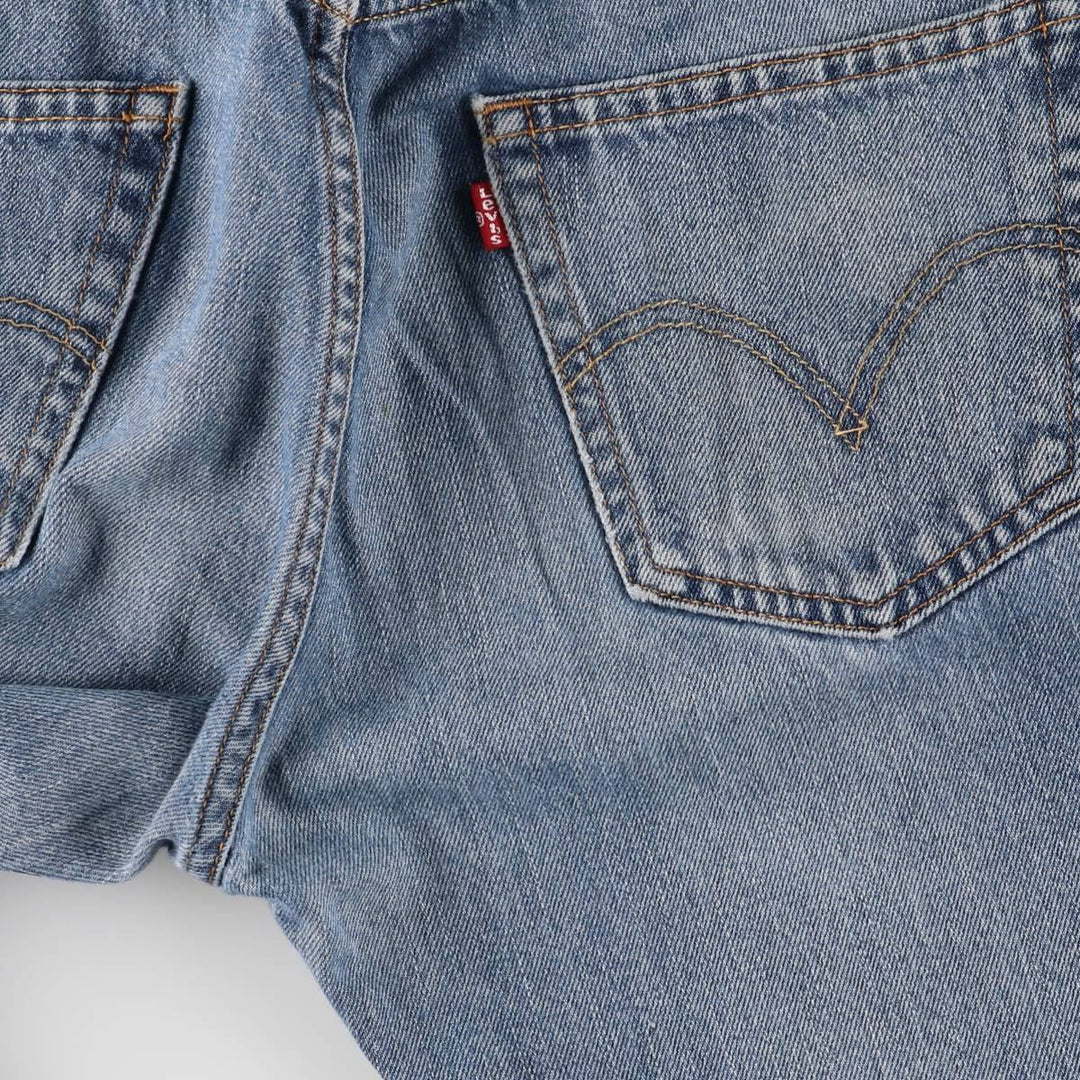 Levi's 505 Straight Fit Tapered Denim Pants, Men's, Size 35 unclear blue type Vintage Second Hand