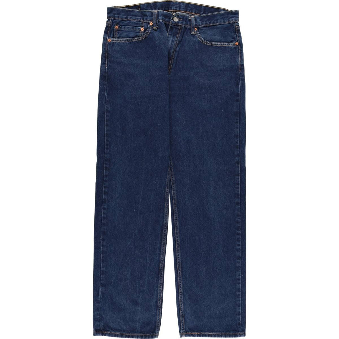 Levi's 505 tapered denim pants for men, size w36 cotton blue type Vintage Second Hand