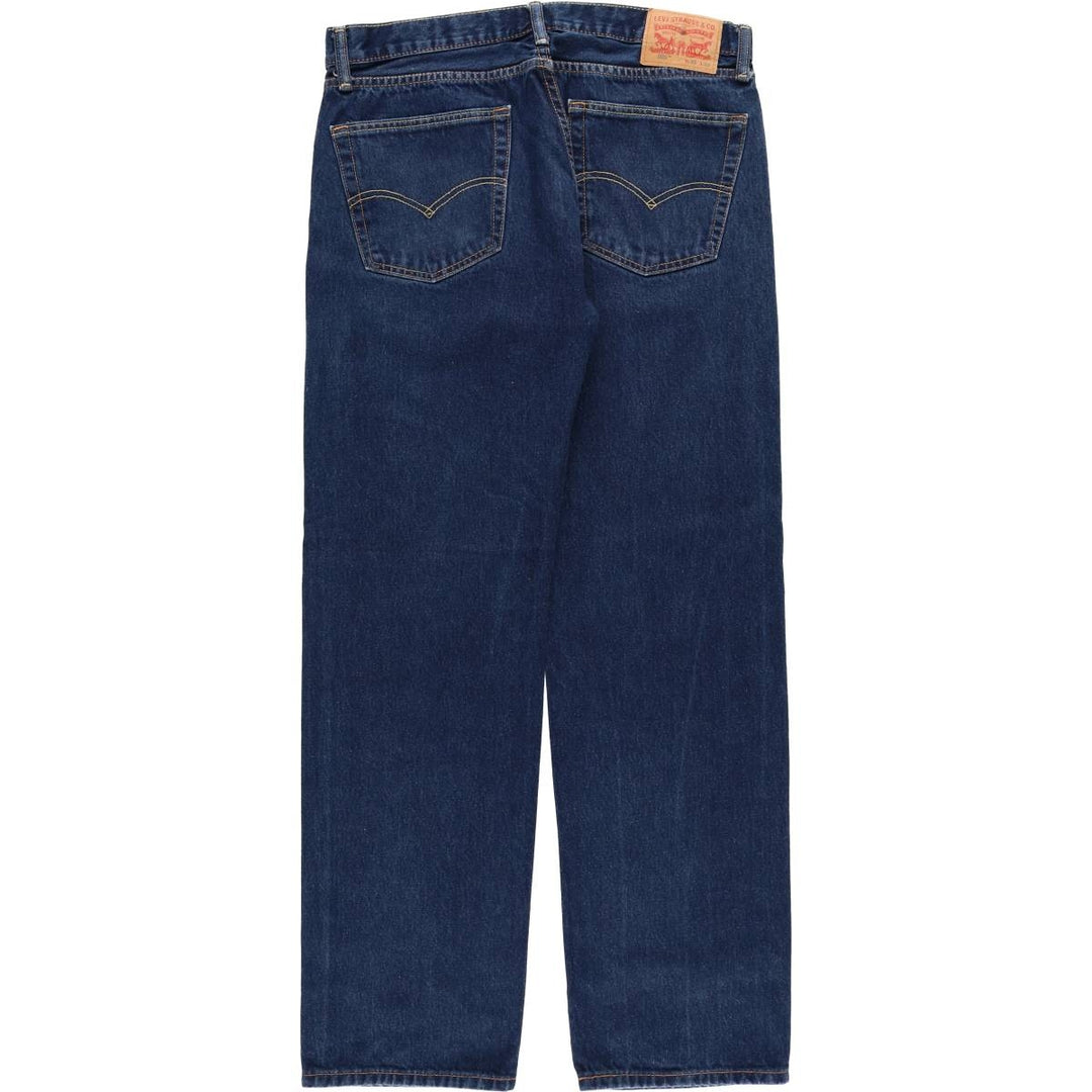 Levi's 505 tapered denim pants for men, size w36 cotton blue type Vintage Second Hand