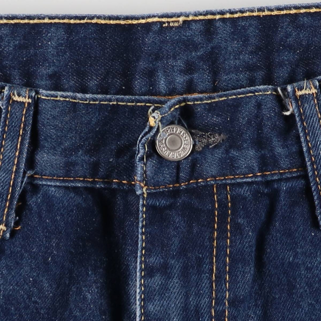 Levi's 505 tapered denim pants for men, size w36 cotton blue type Vintage Second Hand