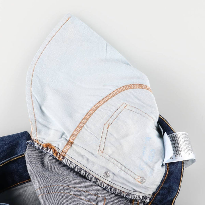 Levi's 505 tapered denim pants for men, size w36 cotton blue type Vintage Second Hand