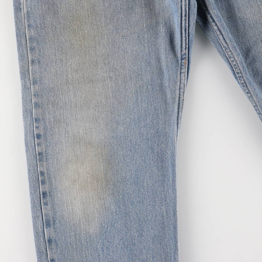 Levi's 505 REGULAR FIT tapered denim pants for men, size w34 cotton blue type Vintage Second Hand