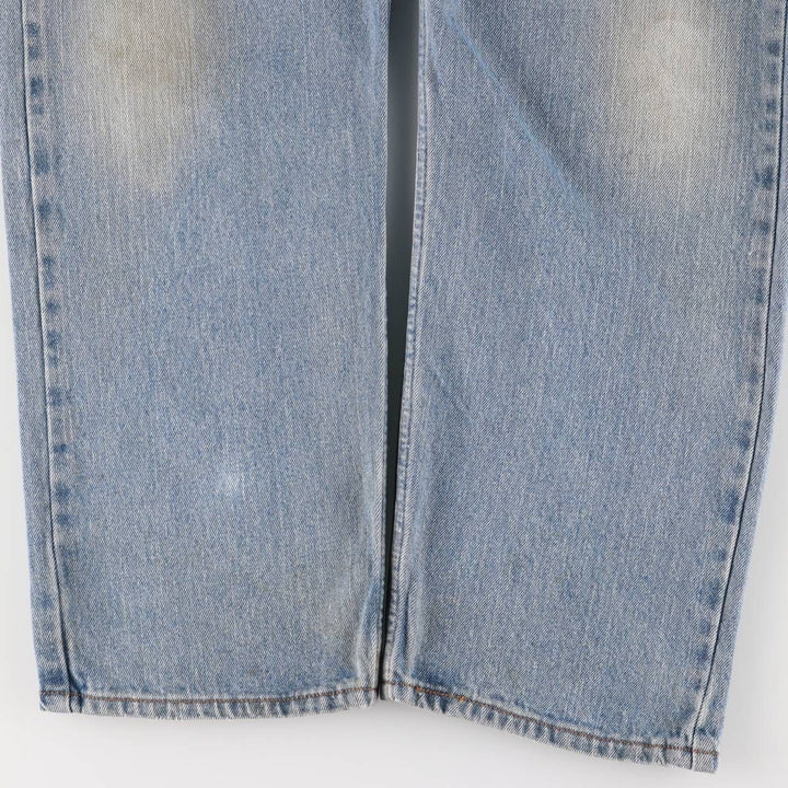 Levi's 505 REGULAR FIT tapered denim pants for men, size w34 cotton blue type Vintage Second Hand