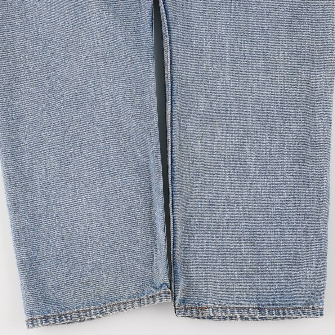 Levi's 505 REGULAR FIT tapered denim pants for men, size w34 cotton blue type Vintage Second Hand