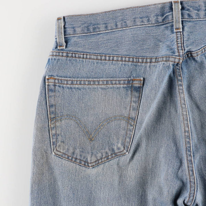 Levi's 505 REGULAR FIT tapered denim pants for men, size w34 cotton blue type Vintage Second Hand