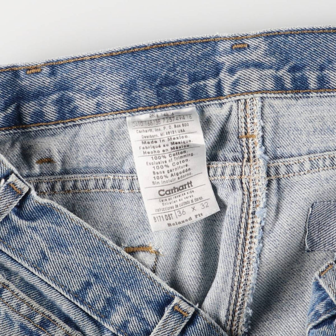 Carhartt Relaxed Fit Denim Painter Pants, Men's Size 36 cotton blue type Vintage Second Hand