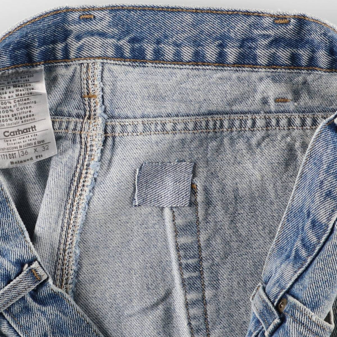 Carhartt Relaxed Fit Denim Painter Pants, Men's Size 36 cotton blue type Vintage Second Hand