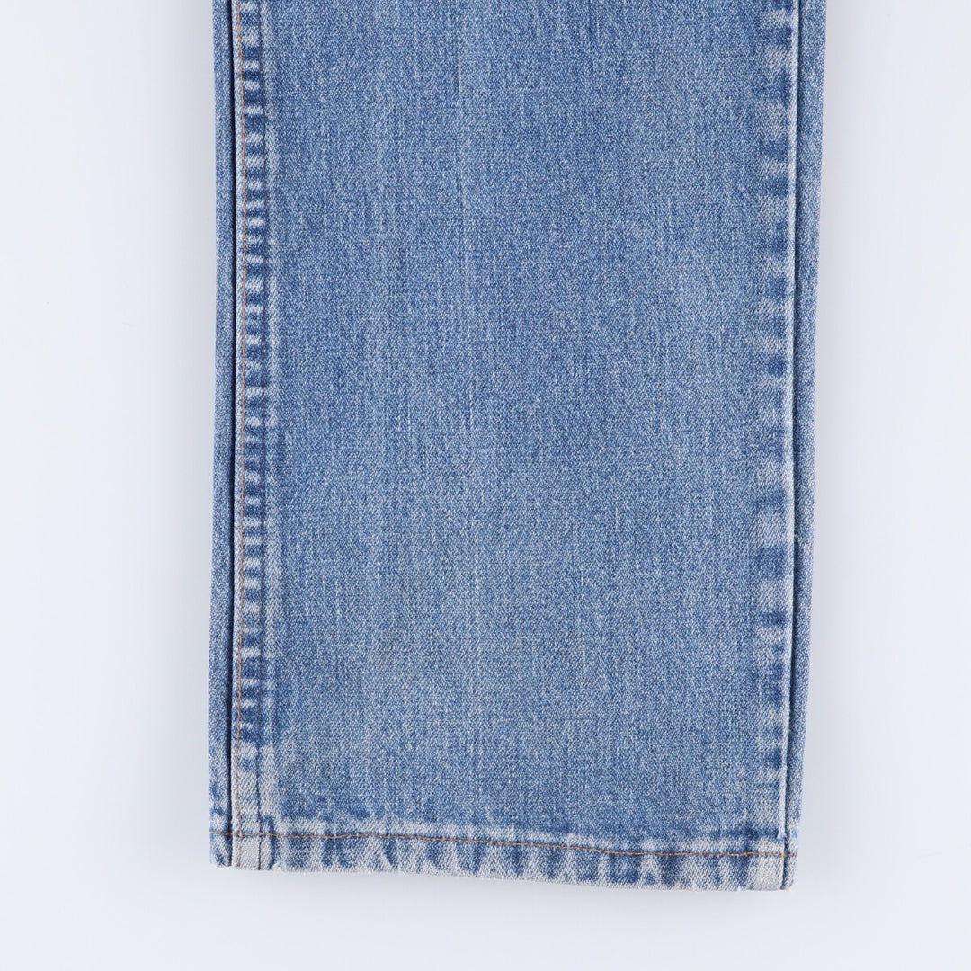 80s-90'S Wrangler Straight Denim Pants, Made in USA, Men's, W34, Vintage cotton blue type Vintage Second Hand
