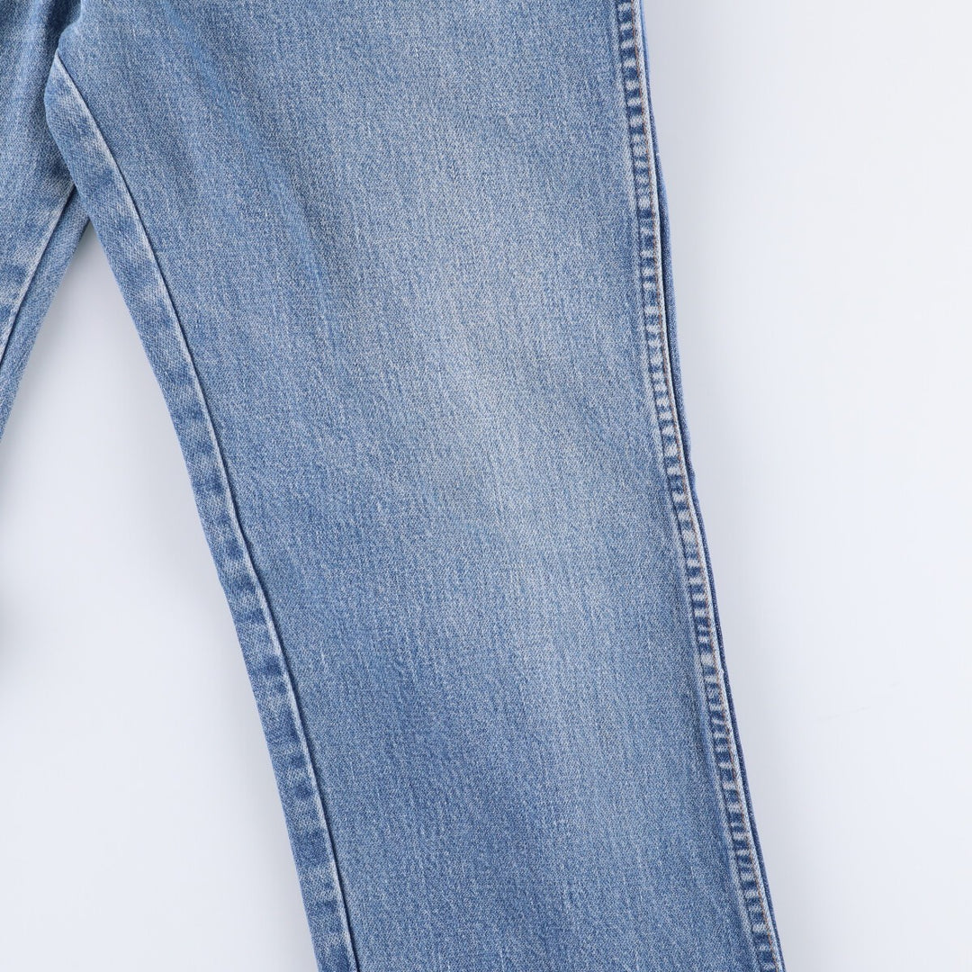 80s-90'S Wrangler Straight Denim Pants, Made in USA, Men's, W34, Vintage cotton blue type Vintage Second Hand