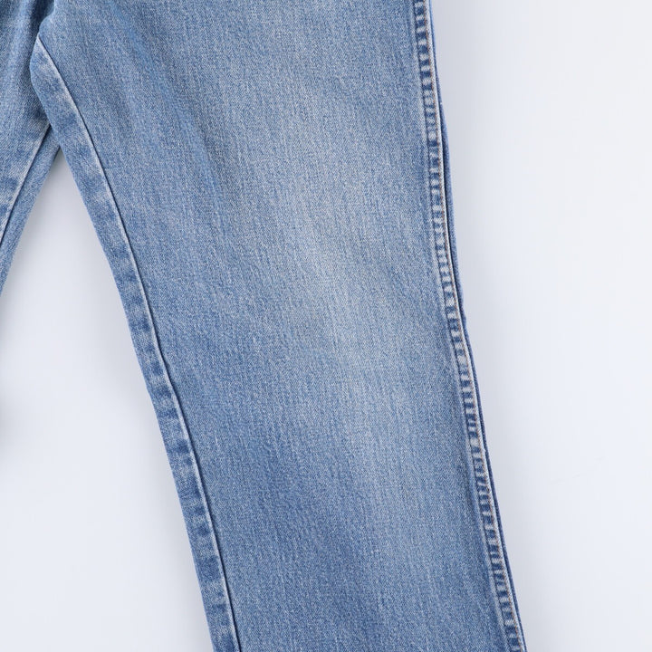 80s-90'S Wrangler Straight Denim Pants, Made in USA, Men's, W34, Vintage cotton blue type Vintage Second Hand