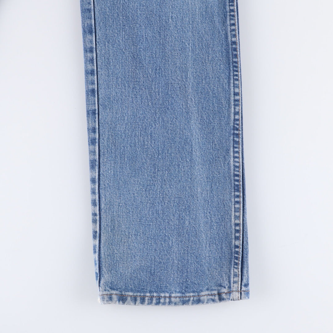 80s-90'S Wrangler Straight Denim Pants, Made in USA, Men's, W34, Vintage cotton blue type Vintage Second Hand
