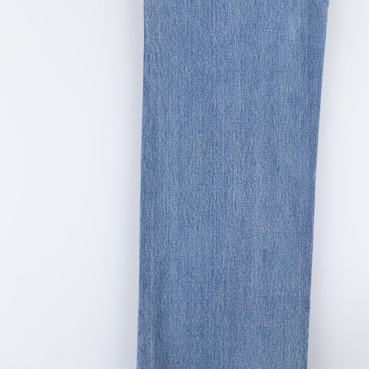 80s-90'S Wrangler Straight Denim Pants, Made in USA, Men's, W34, Vintage cotton blue type Vintage Second Hand