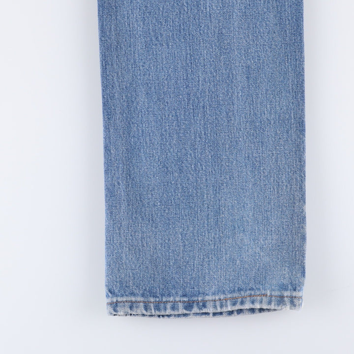 80s-90'S Wrangler Straight Denim Pants, Made in USA, Men's, W34, Vintage cotton blue type Vintage Second Hand