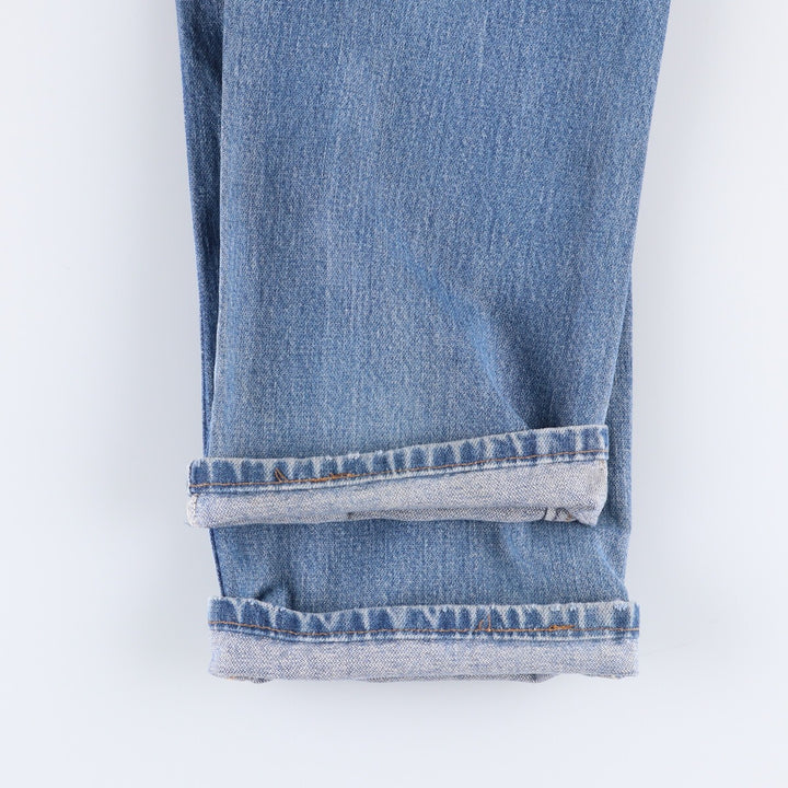 80s-90'S Wrangler Straight Denim Pants, Made in USA, Men's, W34, Vintage cotton blue type Vintage Second Hand