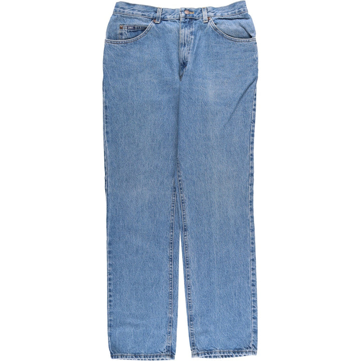 90'S Lee Straight Denim Pants Made in USA Men's W35 Vintage cotton blue type Vintage Second Hand