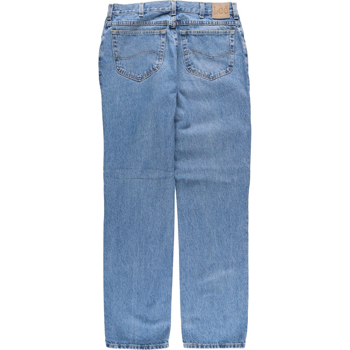 90'S Lee Straight Denim Pants Made in USA Men's W35 Vintage cotton blue type Vintage Second Hand