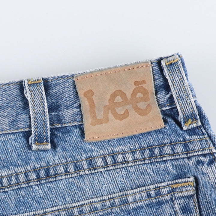 90'S Lee Straight Denim Pants Made in USA Men's W35 Vintage cotton blue type Vintage Second Hand