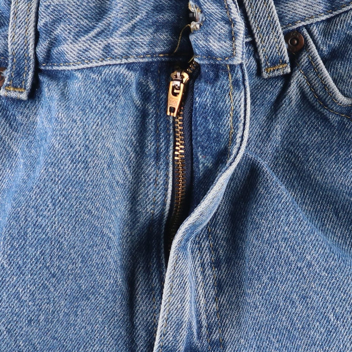 90'S Lee Straight Denim Pants Made in USA Men's W35 Vintage cotton blue type Vintage Second Hand