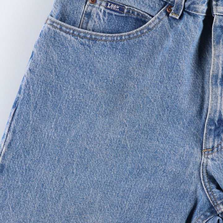 90'S Lee Straight Denim Pants Made in USA Men's W35 Vintage cotton blue type Vintage Second Hand