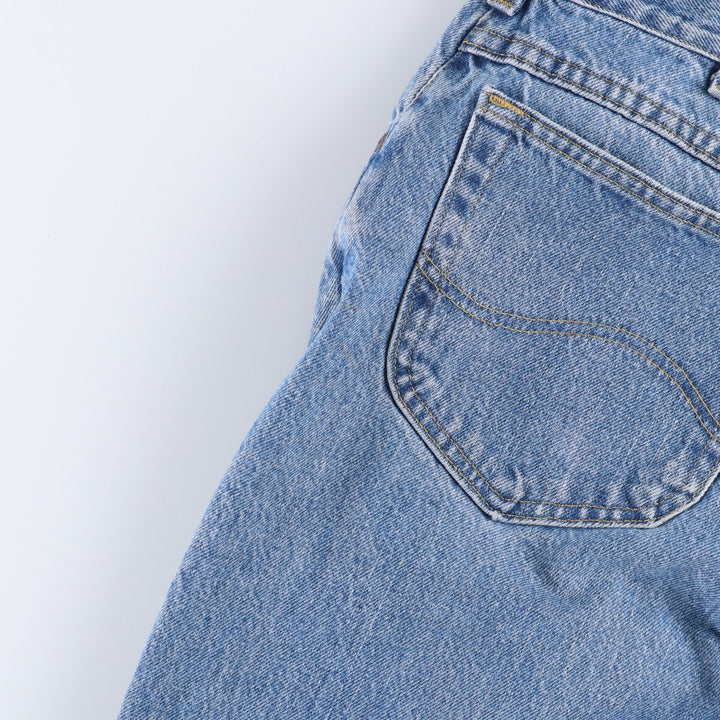90'S Lee Straight Denim Pants Made in USA Men's W35 Vintage cotton blue type Vintage Second Hand