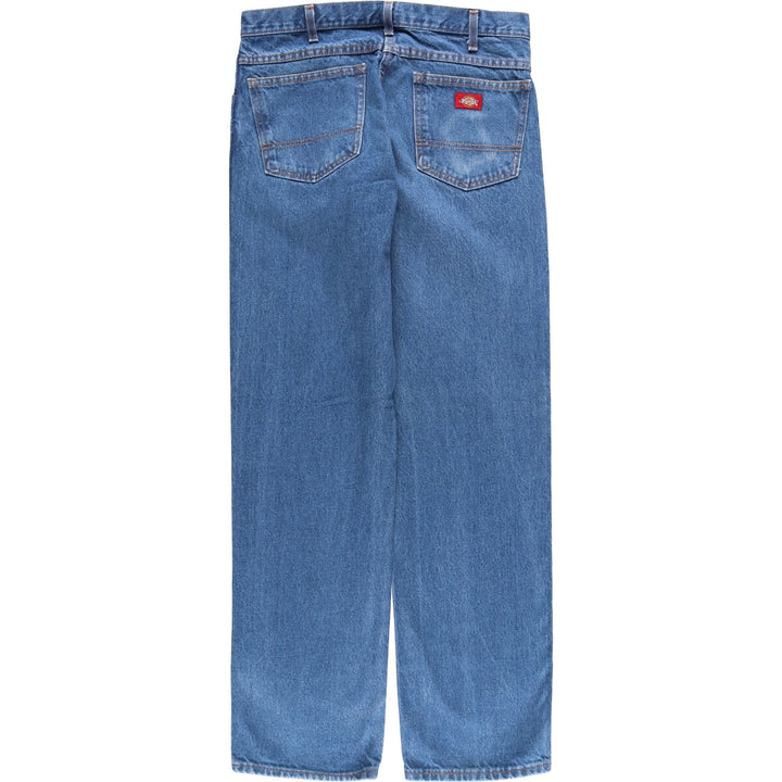 Dickies Straight Denim Pants for Men, W34 equivalent cotton blue type Vintage Second Hand