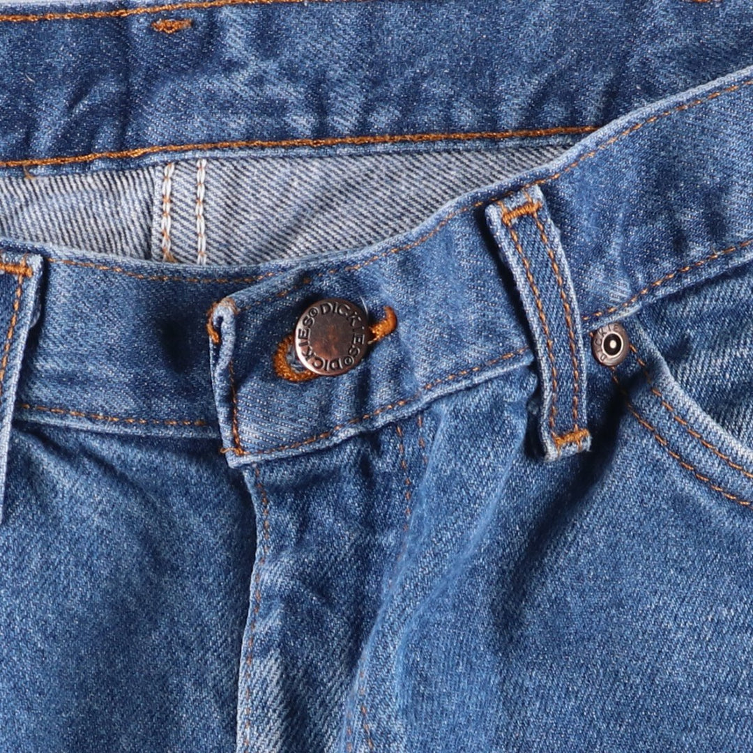 Dickies Straight Denim Pants for Men, W34 equivalent cotton blue type Vintage Second Hand