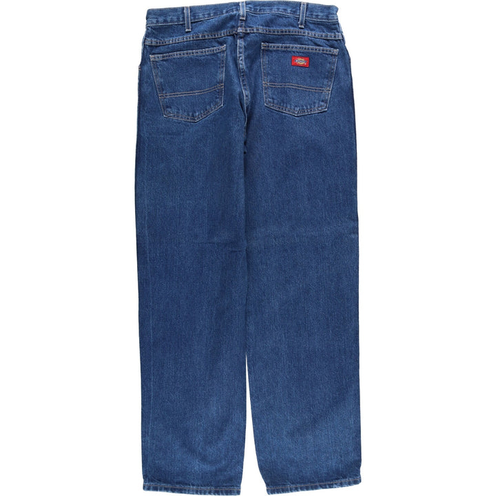 Dickies Straight Denim Pants for Men, W35 cotton blue type Vintage Second Hand
