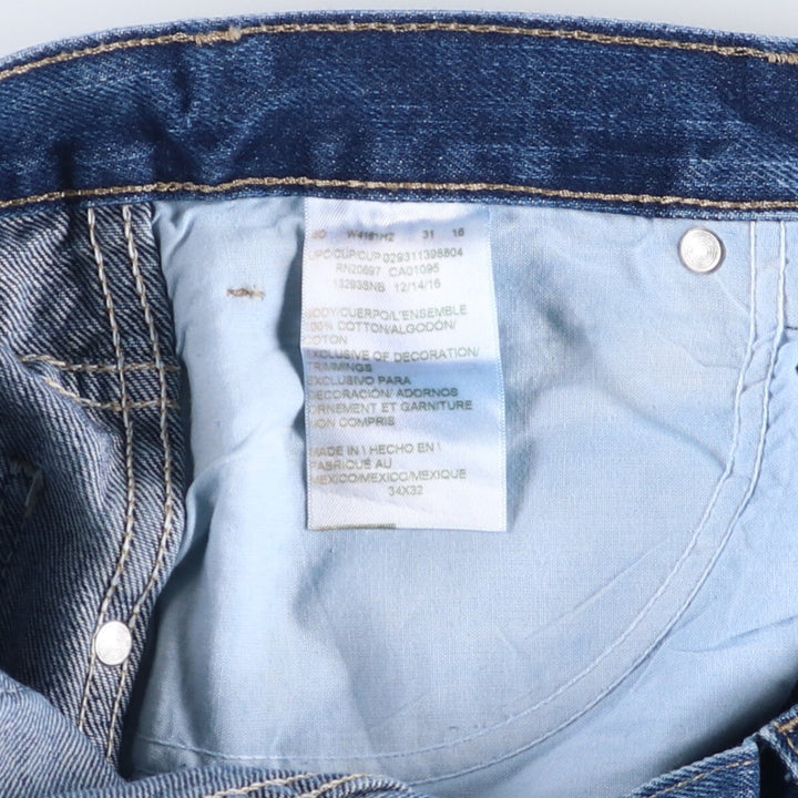 Dickies Straight Denim Pants for Men, W35 cotton blue type Vintage Second Hand