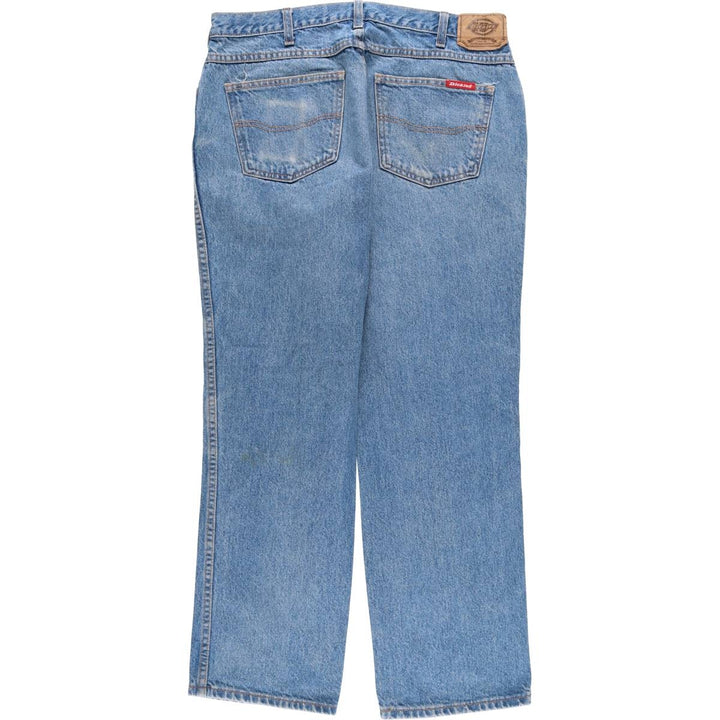 90'S Dickies Men's Straight Denim Pants, Size W33 cotton blue type Vintage Second Hand