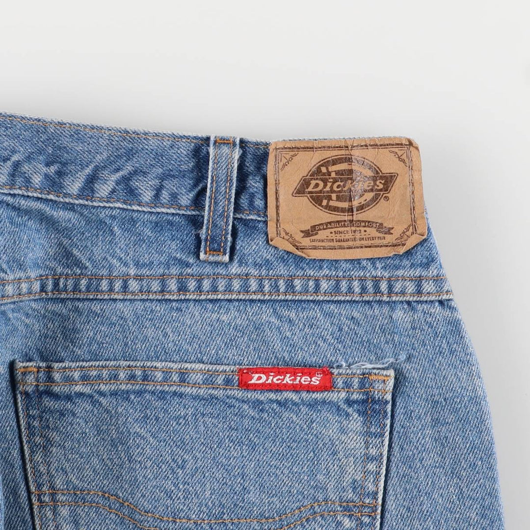 90'S Dickies Men's Straight Denim Pants, Size W33 cotton blue type Vintage Second Hand