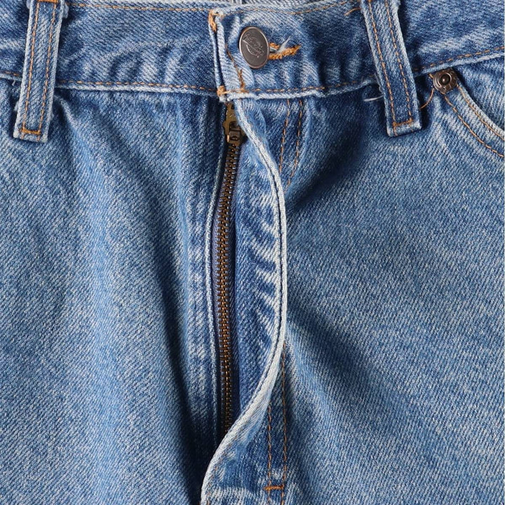 90'S Dickies Men's Straight Denim Pants, Size W33 cotton blue type Vintage Second Hand