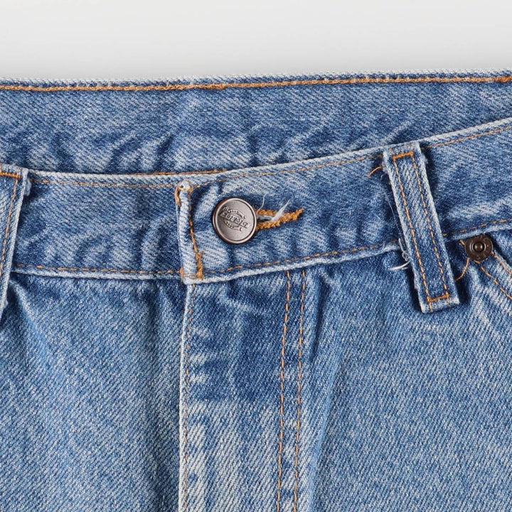 90'S Dickies Men's Straight Denim Pants, Size W33 cotton blue type Vintage Second Hand