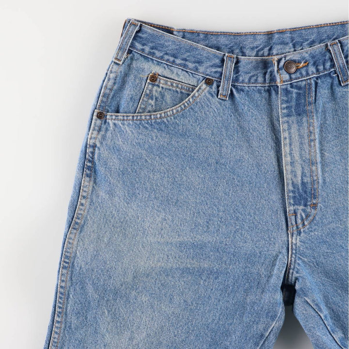 90'S Dickies Men's Straight Denim Pants, Size W33 cotton blue type Vintage Second Hand
