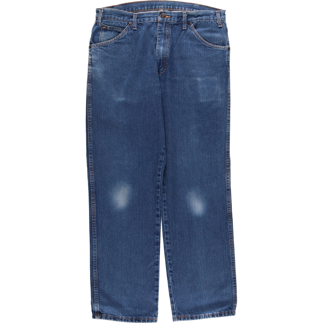 Dickies Straight Denim Pants for Men, W34 equivalent unclear blue type Vintage Second Hand