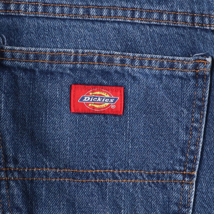 Dickies Straight Denim Pants for Men, W34 equivalent unclear blue type Vintage Second Hand