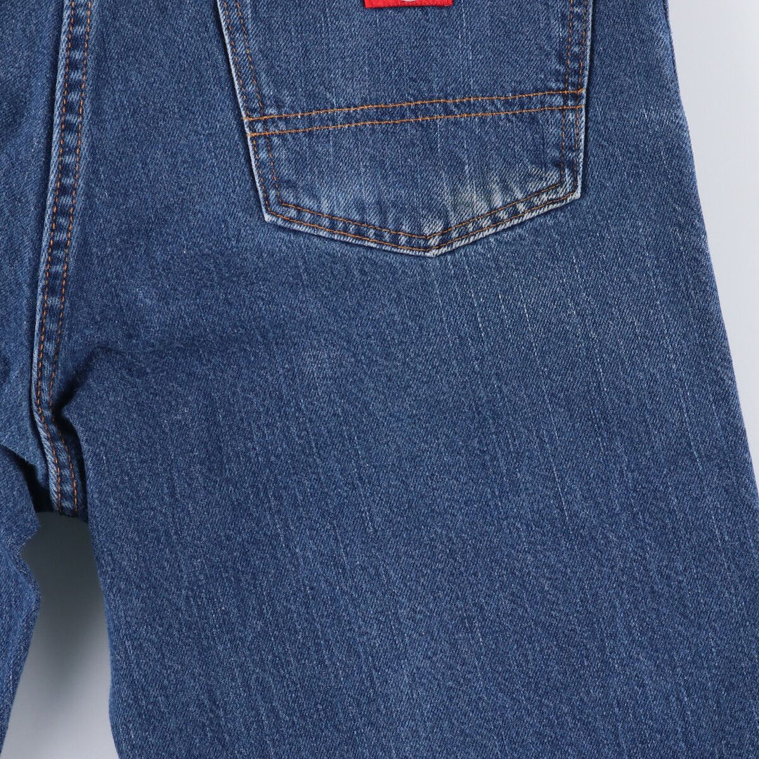 Dickies Straight Denim Pants for Men, W34 equivalent unclear blue type Vintage Second Hand