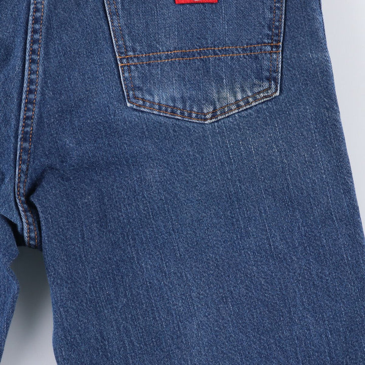 Dickies Straight Denim Pants for Men, W34 equivalent unclear blue type Vintage Second Hand