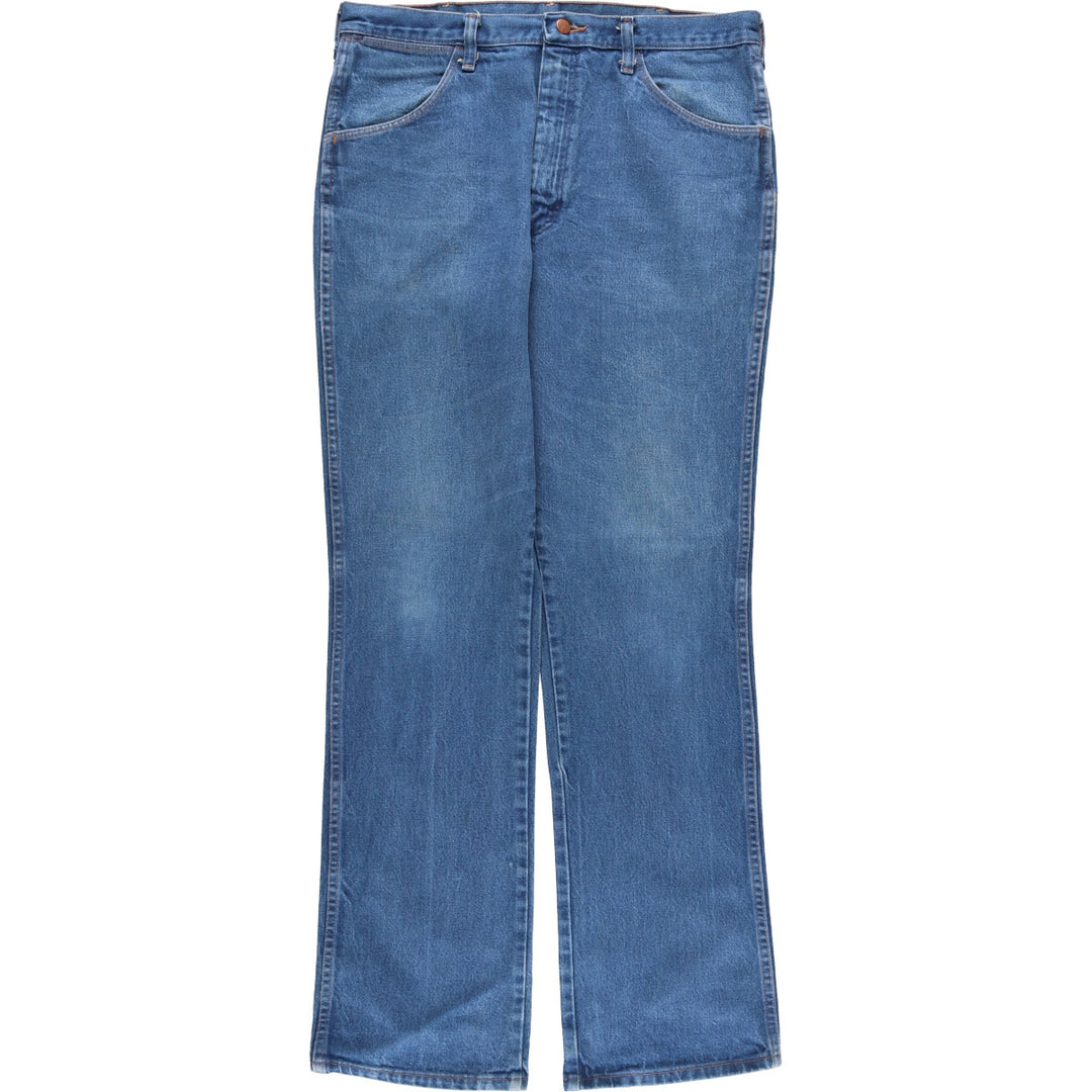 80s-90'S Wrangler Straight Denim Pants, Made in USA, Men's, W36, Vintage unclear blue type Vintage Second Hand
