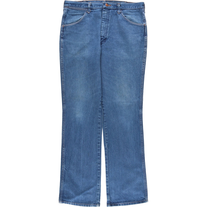 80s-90'S Wrangler Straight Denim Pants, Made in USA, Men's, W36, Vintage unclear blue type Vintage Second Hand
