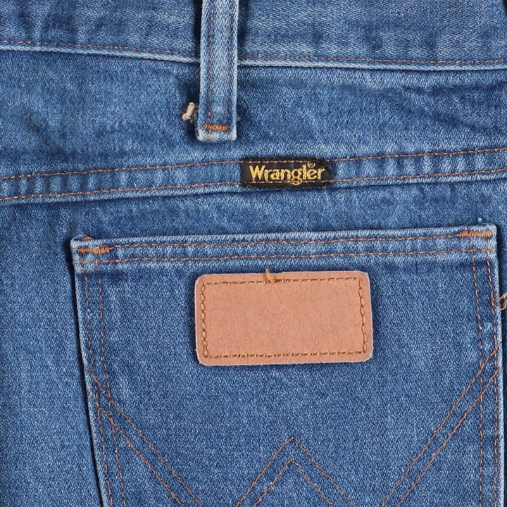 80s-90'S Wrangler Straight Denim Pants, Made in USA, Men's, W36, Vintage unclear blue type Vintage Second Hand