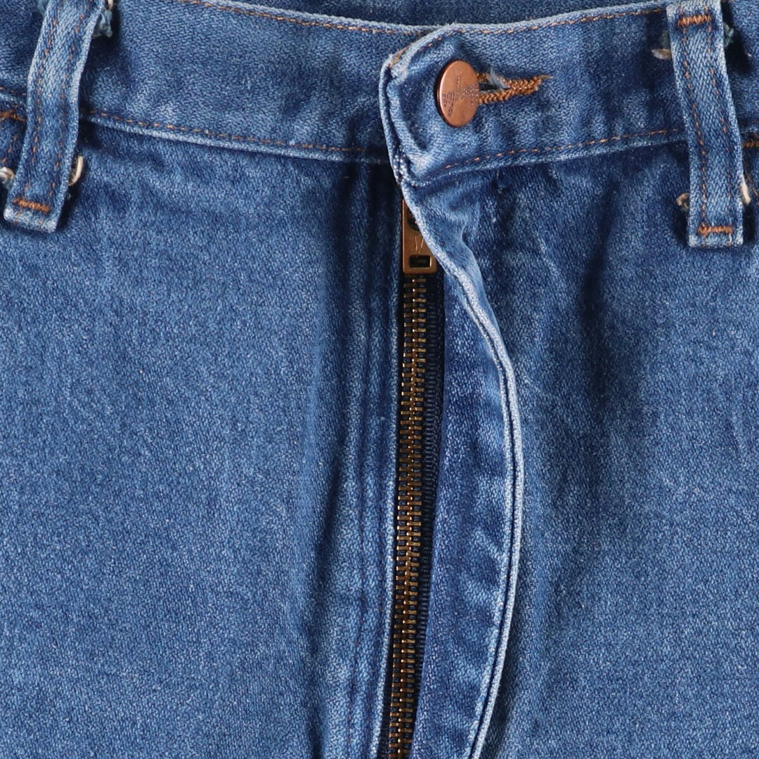 80s-90'S Wrangler Straight Denim Pants, Made in USA, Men's, W36, Vintage unclear blue type Vintage Second Hand