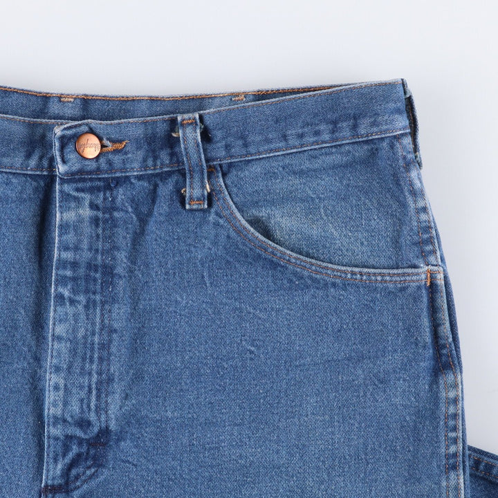 80s-90'S Wrangler Straight Denim Pants, Made in USA, Men's, W36, Vintage unclear blue type Vintage Second Hand