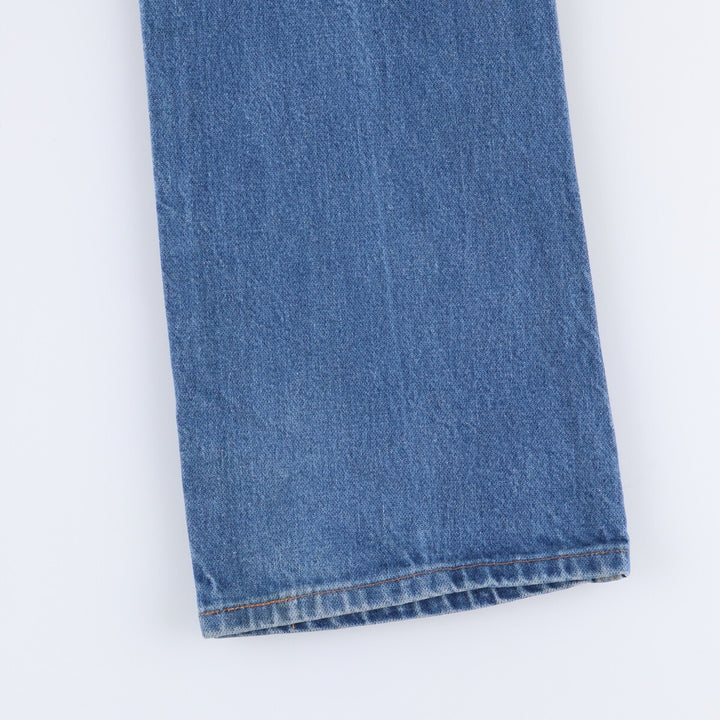 80s-90'S Wrangler Straight Denim Pants, Made in USA, Men's, W36, Vintage unclear blue type Vintage Second Hand