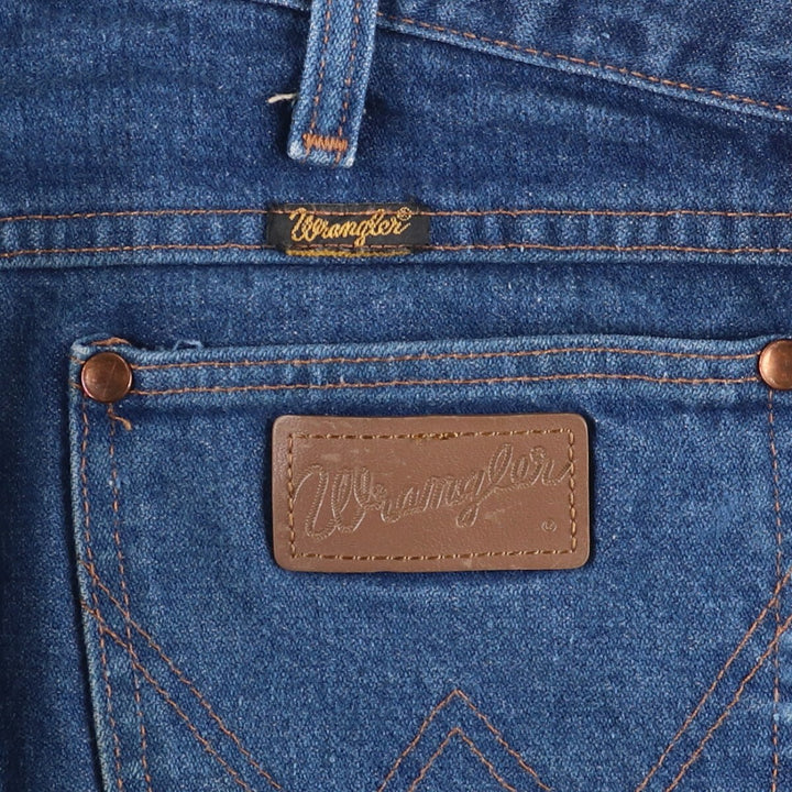 80s-90'S Wrangler Straight Denim Pants, Made in USA, Men's, W36, Vintage cotton blue type Vintage Second Hand