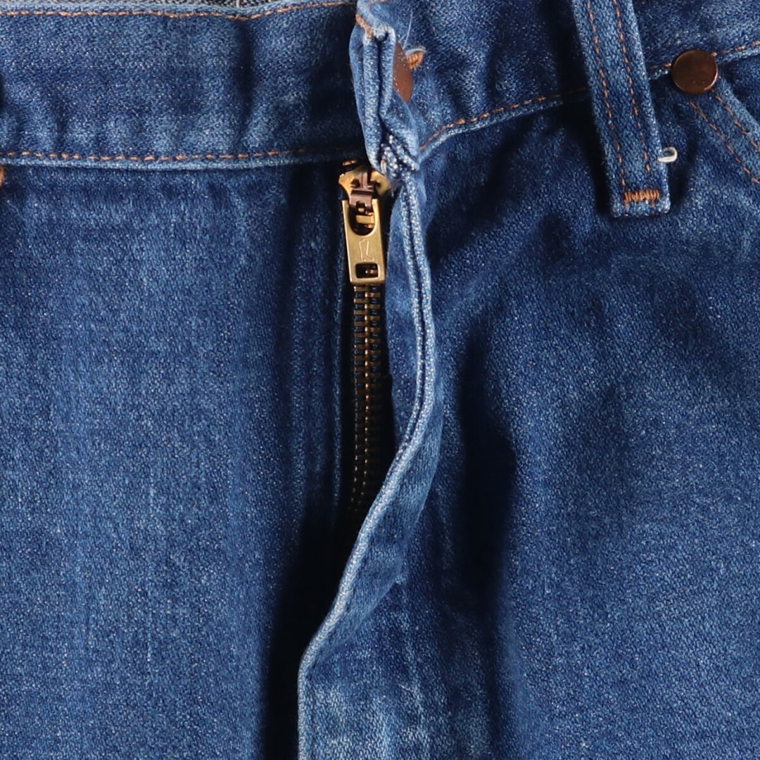 80s-90'S Wrangler Straight Denim Pants, Made in USA, Men's, W36, Vintage cotton blue type Vintage Second Hand