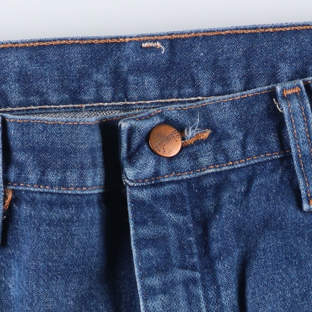 80s-90'S Wrangler Straight Denim Pants, Made in USA, Men's, W36, Vintage cotton blue type Vintage Second Hand